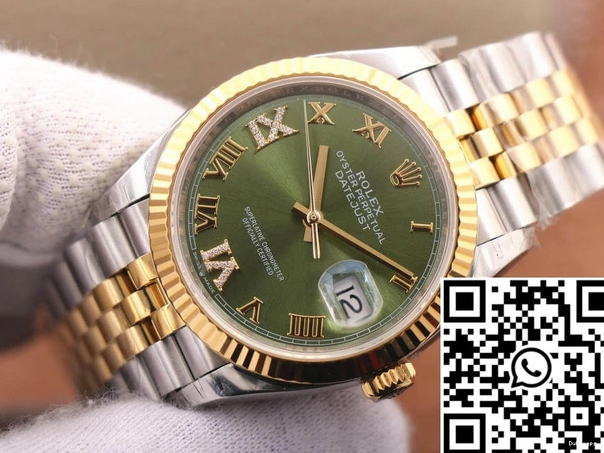 Green Olive Rolex Datejust Dial M126233-0025 Factory EW 0318